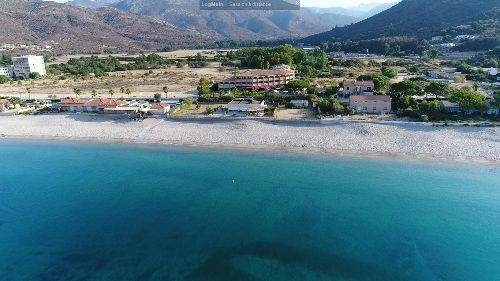 Panorama mer et montagne Sagone